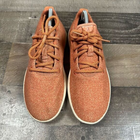 Allbirds Women’s Size 10 Wool Runner Athletic Shoes Rust Orange Comfort Sneakers - Picture 3 of 9